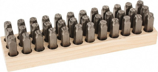 C.H. Hanson 20628 Standard Stamp Set 1/2" Character, 36 pc