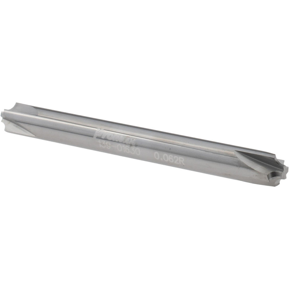 ProMax 139-01630 Corner Rounding End Mill 0.06 mm Radius, 1/4" Dia, 4 Flutes, Solid Carbide