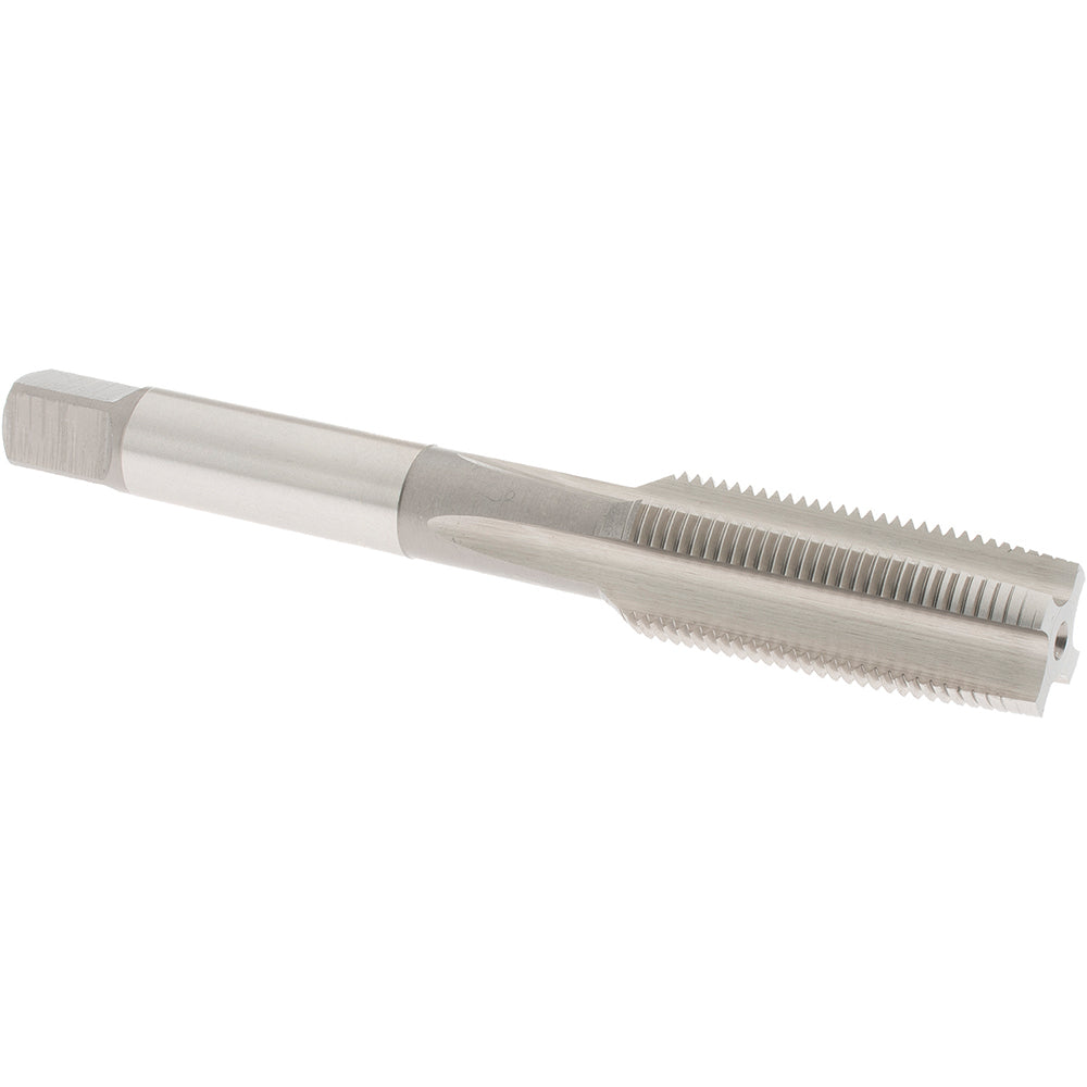 OSG 881 Straight Flute Tap M12x1 Metric Fine, 4 Flute, Taper Chamfer, 2B Class of Fit, High-Speed Steel, Bright/Uncoated Finish