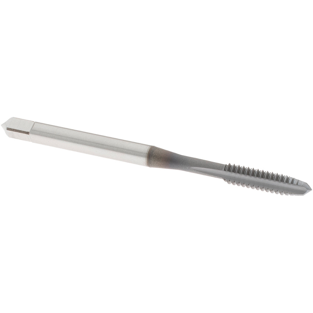 OSG 1023708 Straight Flute Tap #6-32 UNC, 3 Flute, Plug Chamfer, 2B Class of Fit, High-Speed Steel, TiCN Finish