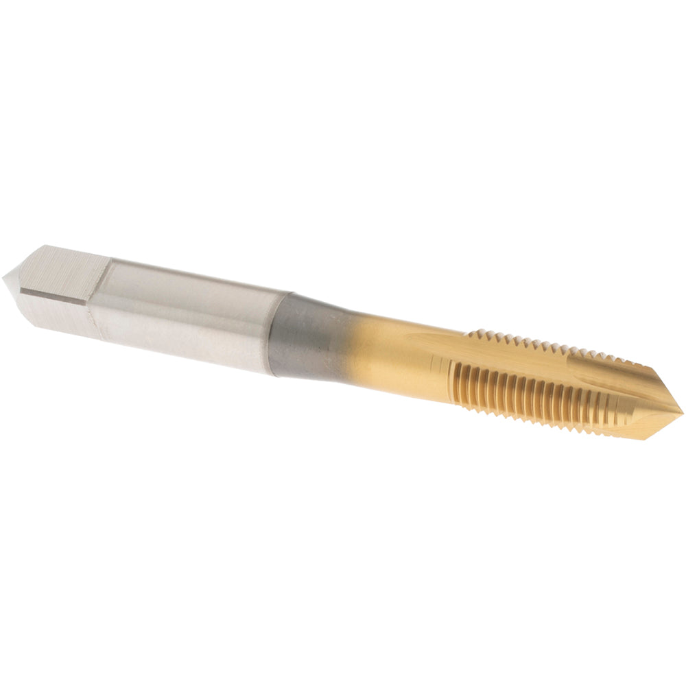 OSG 1101512905 Spiral Point Tap 3/8-24 UNF, 3 Flutes, Plug Chamfer, 2B Class of Fit, HSS-E-PM, TiN Coated
