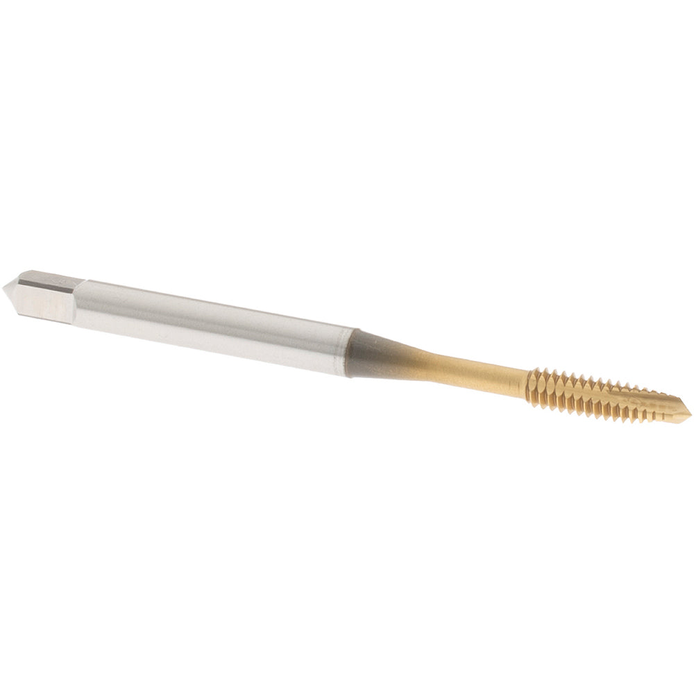 OSG 1101515505 Spiral Point Tap #4-40 UNC, 3 Flutes, Plug Chamfer, HSS-E-PM, TiN Coated