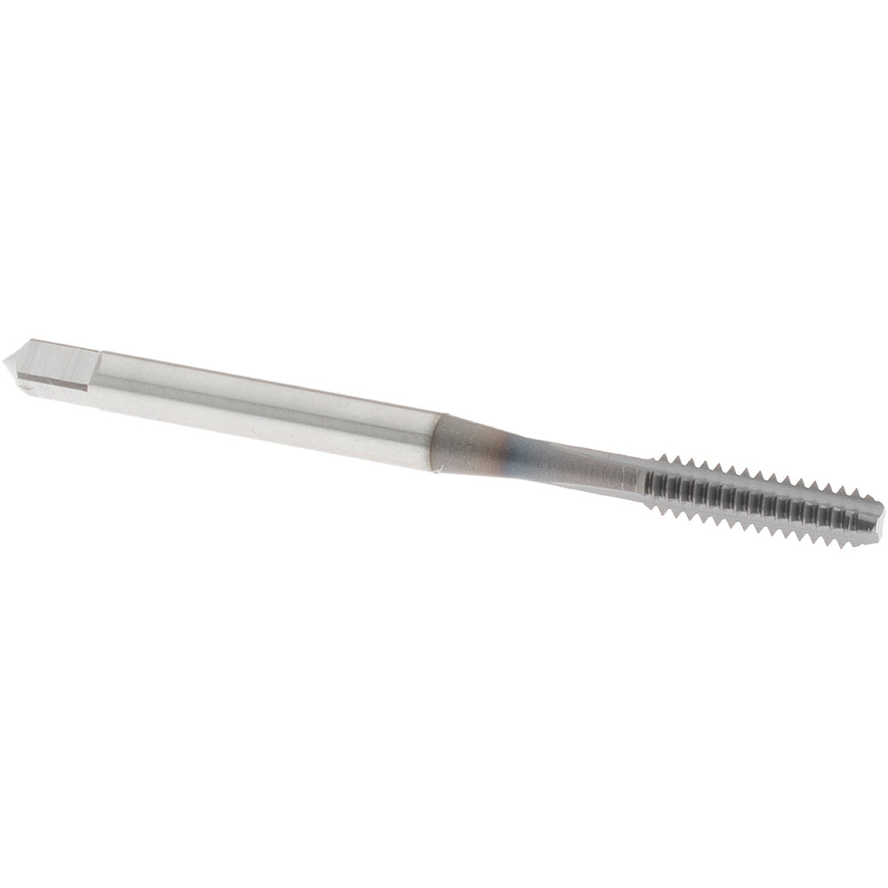 OSG 1023808 Straight Flute Tap #6-32 UNC, 3 Flute, Bottoming Chamfer, 2B Class of Fit, High-Speed Steel, TiCN Finish