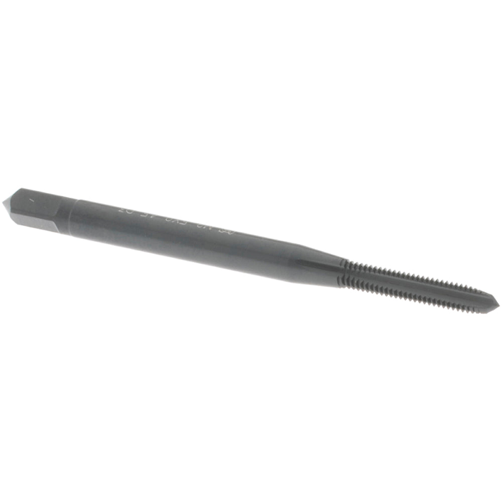 OSG 1972201 Straight Flute Tap M2.5x0.45 Metric Coarse, 3 Flute, Plug Chamfer, 6H Class of Fit, High-Speed Steel, Oxide Finish