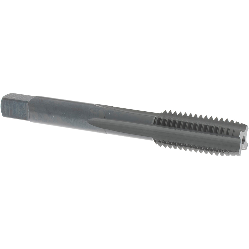 OSG 1971901 Straight Flute Tap M12x1.75 Metric Coarse, 4 Flute, Plug Chamfer, 6H Class of Fit, High-Speed Steel, Oxide Finish