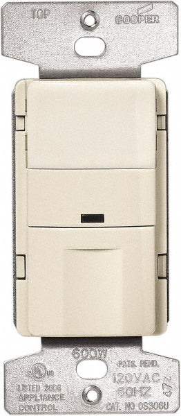 Cooper Wiring Devices OS306U-LA 450 Square Ft. Coverage, Infrared Occupancy Sensor Wall Switch