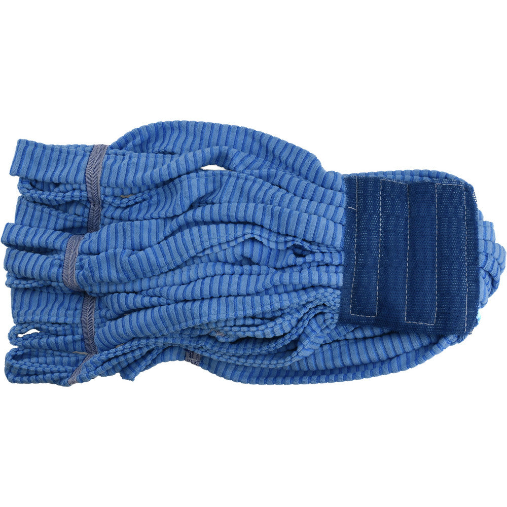Pro-Source 68623370 Wet Mop Loop Clamp Jaw, Medium, Blue Mop, Microfiber