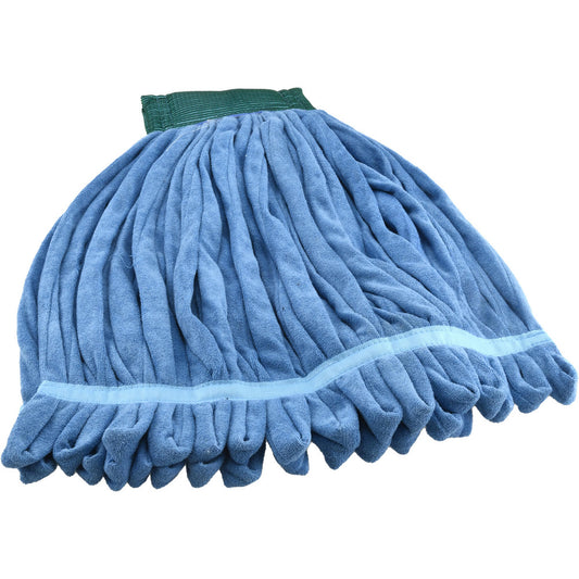Pro-Source 68623388 Wet Mop Loop Clamp Jaw, Large, Blue Mop, Microfiber