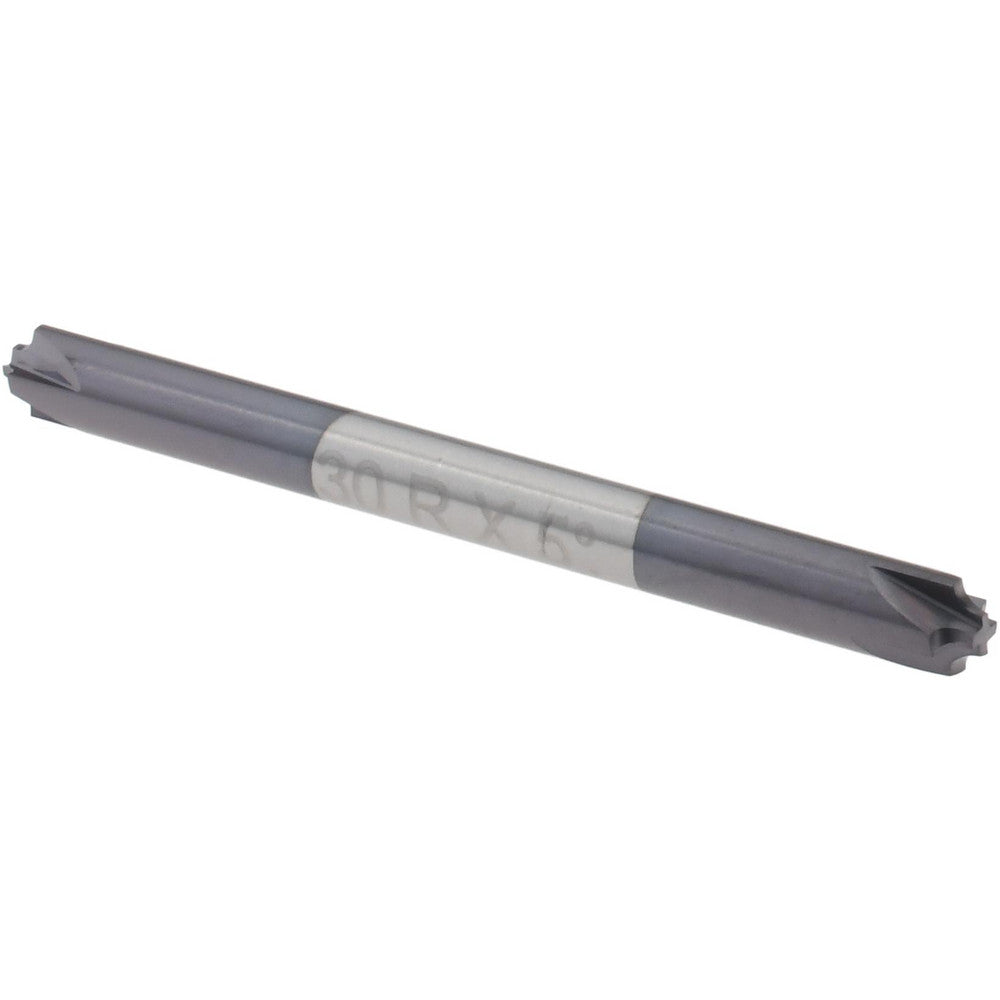 Harvey Tool 67630-C3 Corner Rounding End Mill 0.03 mm Radius, 1/8" Dia, 4 Flutes, Solid Carbide