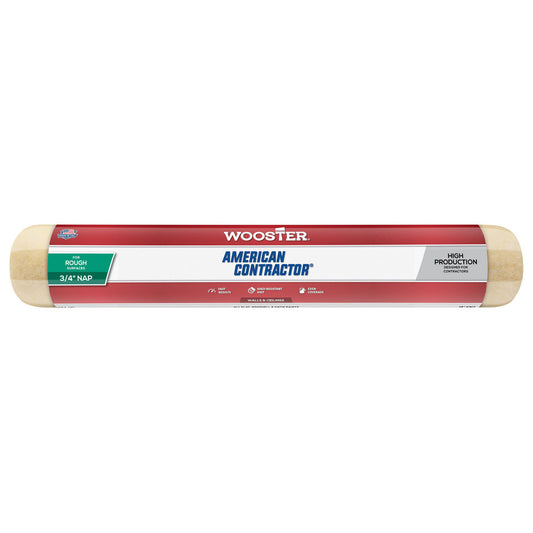 Wooster Brush R364-18 Paint Roller Cover 3/4" Nap, 18" Wide