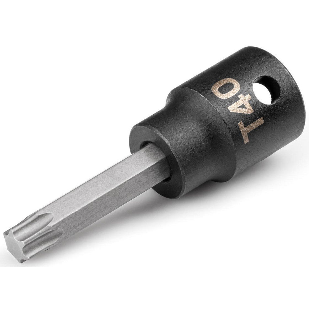 Tekton SIB14240 Impact Hex & Torx Bit Sockets Drive Size (Inch) 3/8  Torx Size T40  Bit Length (Decimal Inch) 1.16  Overall Length 2.22in  Overall Length (Inch) 2-1/4  Material Steel