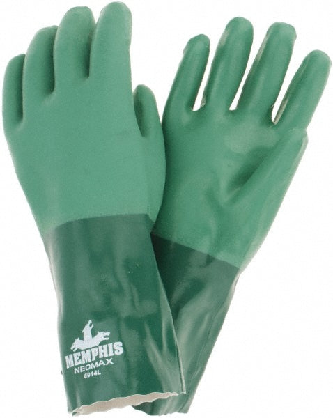 MCR Safety 6914L Chemical Resistant Glove NeomaxÂ® Size Large, 11.00 mil, Neoprene
