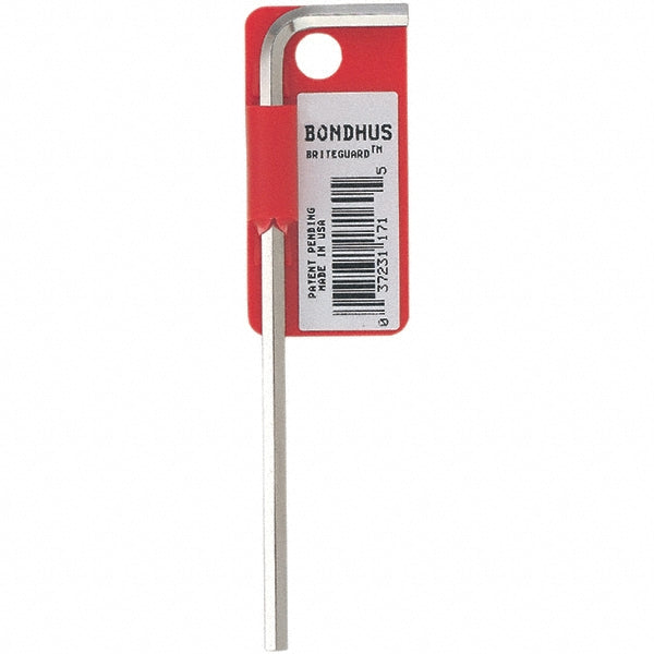 Bondhus 17168 Hex Key 6 mm, L-Handle, Extra Long Arm