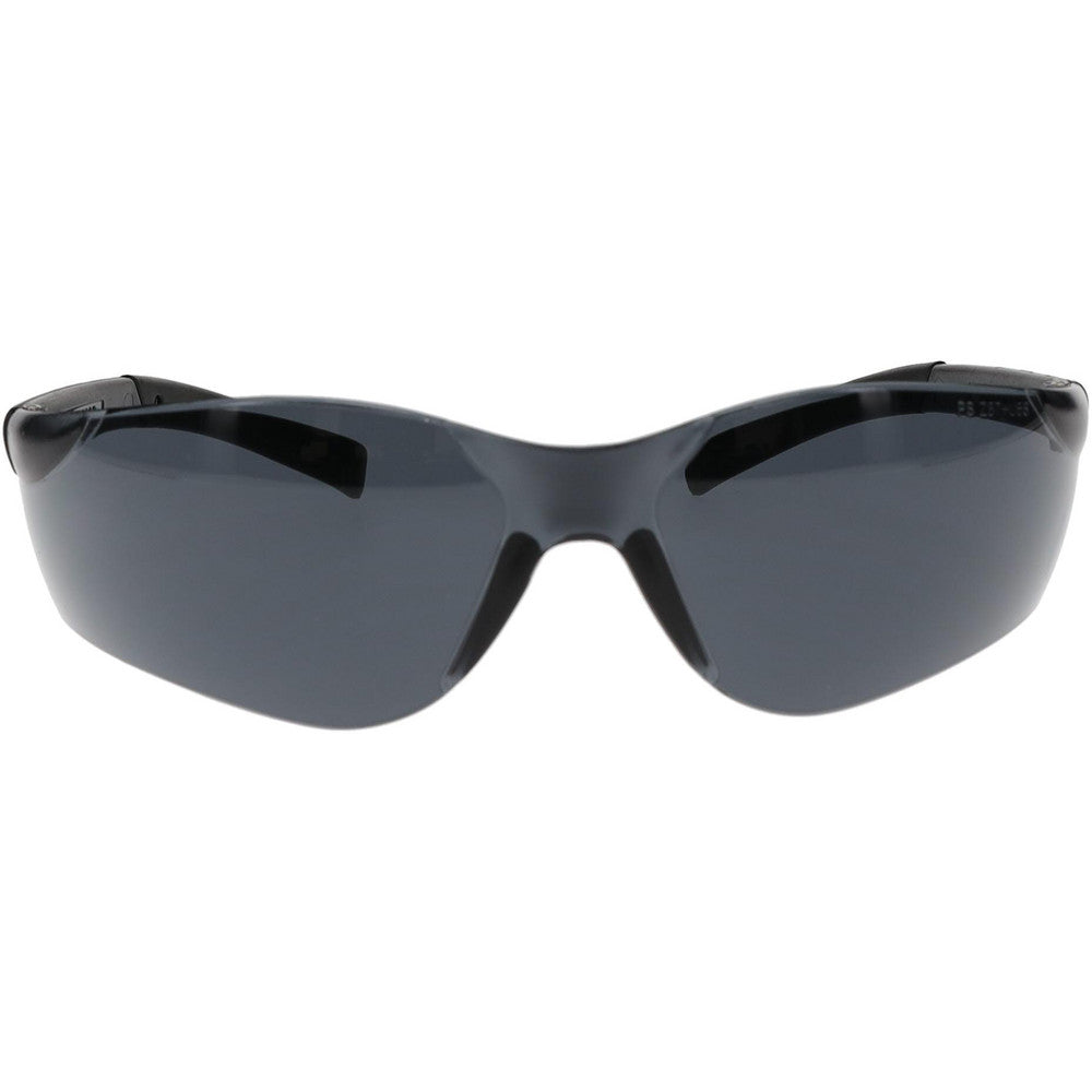 PRO-SAFE 49771 Safety Glasses Anti-Fog & Scratch-Resistant, Polycarbonate, Gray Lenses, Frameless