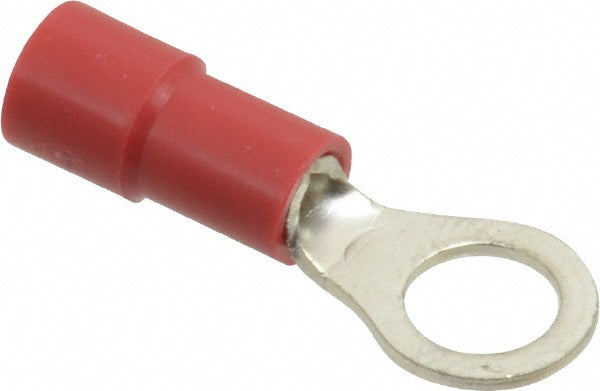 Thomas & Betts TV18-10R-XV Circular Ring Terminal Partially Insulated, 22 to 16 AWG, Crimp Connection