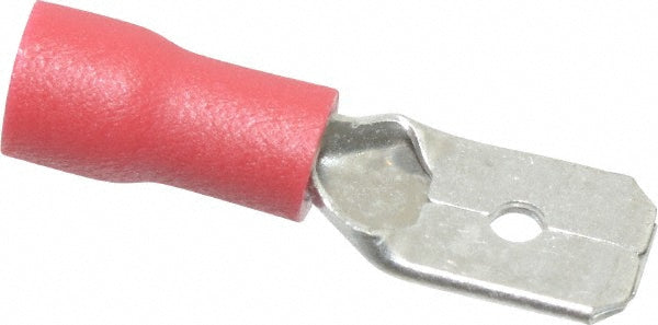 Thomas & Betts TV18-250MD-XV Wire Disconnect Male, Red, Vinyl, 22-16 AWG, 1/4" Tab Width