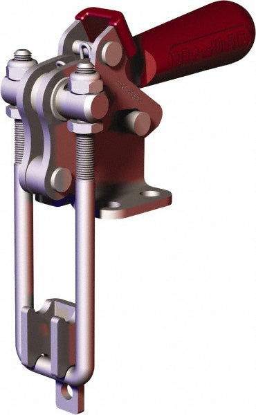 De-Sta-Co 334-R Pull-Action Latch Clamp Vertical, 1,000 lb, U-Hook, Flanged Base
