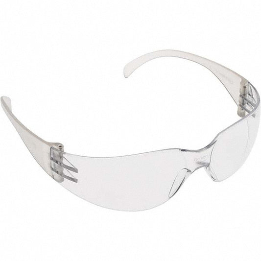 PYRAMEX S4110S Safety Glasses Glasses Style Clear  Lens Coating Scratch-Resistant  Frame Style Frameless  Frame Design Wrap Around  Lens Color Clear  Frame Color Clear