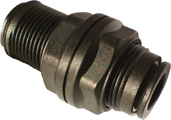 Legris 3116 62 00 Push-To-Connect Tube to Tube Tube Fitting Bulkhead Union, 1/2" OD