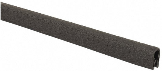 TRIM-LOK 100B3X3/16-25 3/16 Inch Thick x 0.36 Wide x 25 Ft. Long, EPDM Rubber Edge Trim