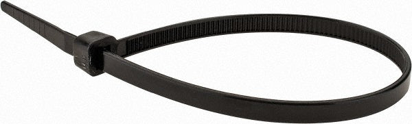 Pro-Source TSL-200-S-YB-PRO Cable Tie Duty 8" Long, Black, Nylon, Standard