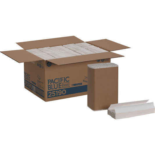 Georgia Pacific 25190 Pacific Blue Basic C-Fold Recycled Paper Towel