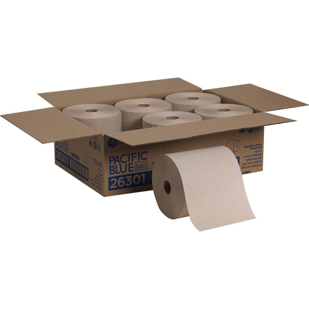 Georgia Pacific 26301 Pacific Blue Basic Recycled Hardwound Paper Towel Roll (Previously Envision), Brown