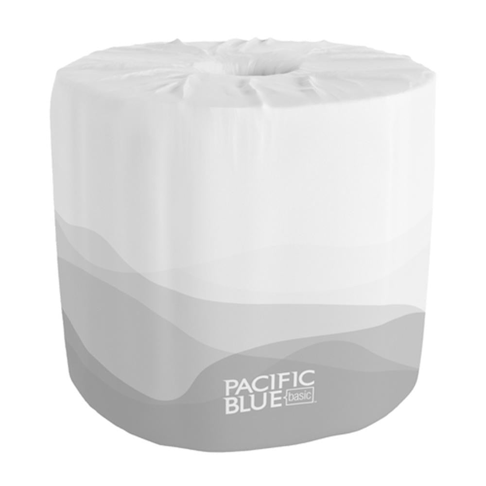 Georgia Pacific 19880/01 Pacific Blue Basic Standard Roll Embossed 2-Ply Toilet Paper