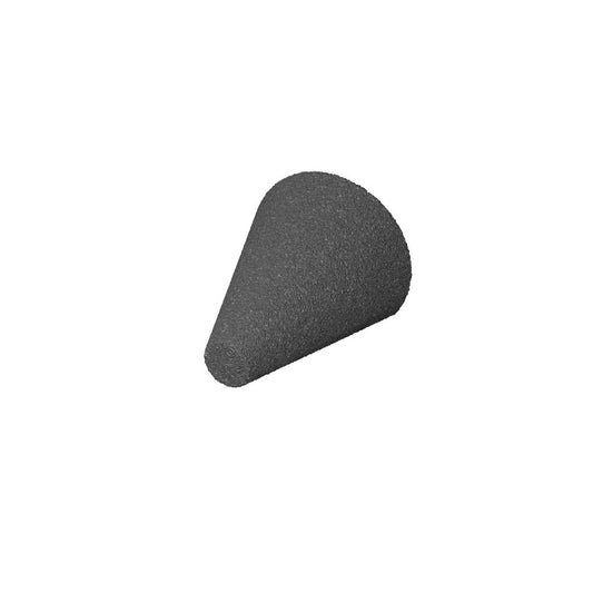 Modern Abrasive Corp BHL1A424R-C01 Abrasive Square Tip Cone Type 17, Hard, 3/8-24 Arbor Hole