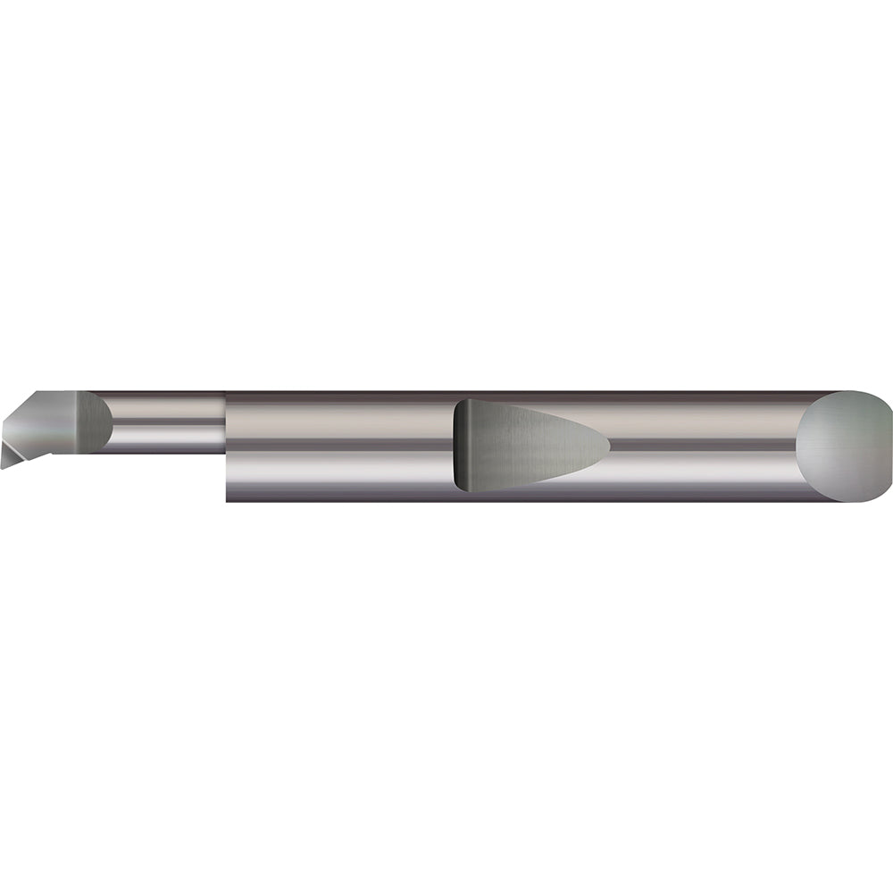 Micro 100 QBT-1801250 Boring Bar 0.1800" Min Bore Dia, 1-1/4" Max Bore Depth, Right Hand, 1/4" Shank Dia, Solid Carbide