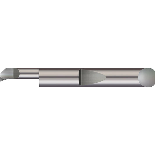 Micro 100 QBT-1801250 Boring Bar 0.1800" Min Bore Dia, 1-1/4" Max Bore Depth, Right Hand, 1/4" Shank Dia, Solid Carbide