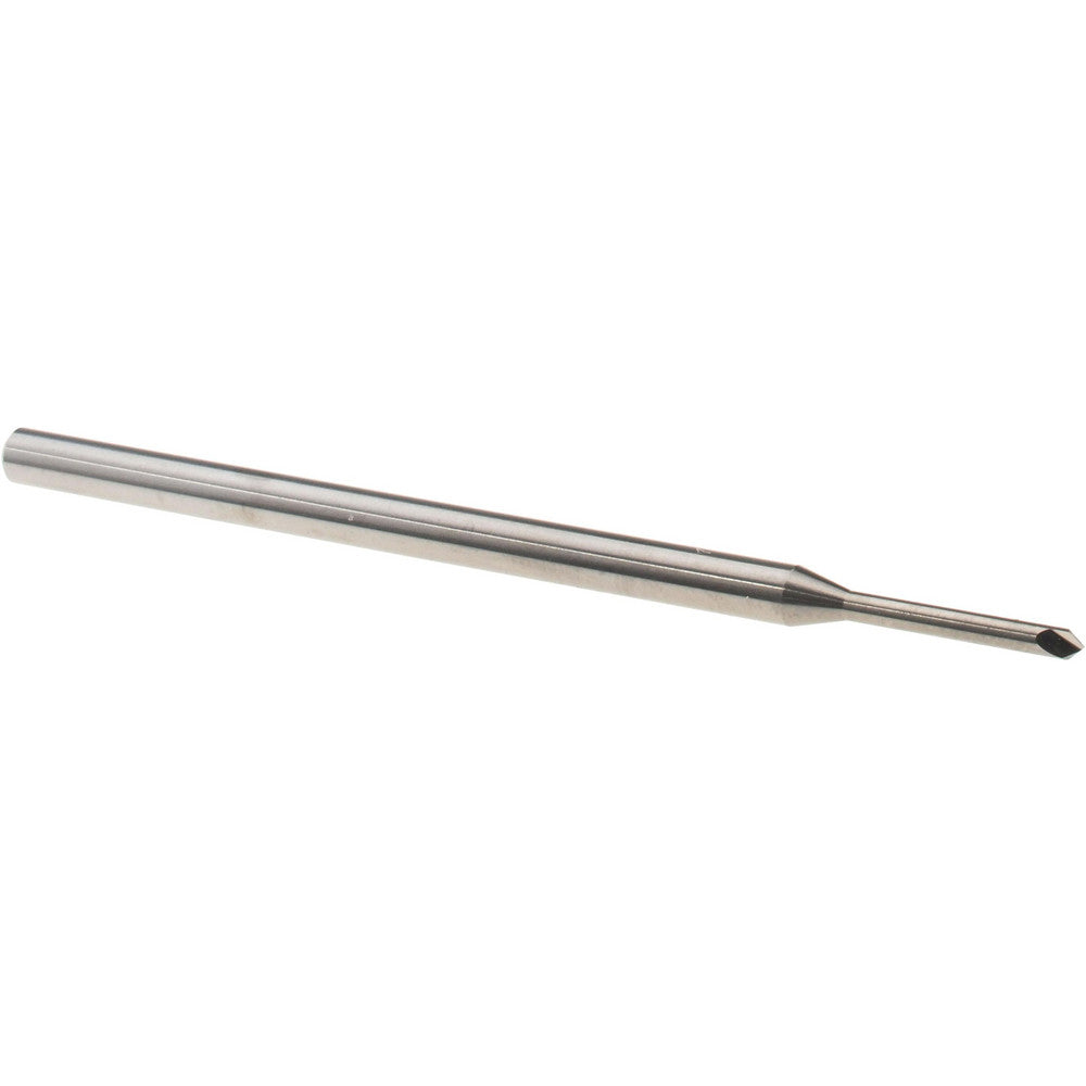 Harvey Tool 55645 Chamfer Mill 1/16" Dia, 1/8" Shank Dia, 90 deg, 2 Flute, Solid Carbide, Single End