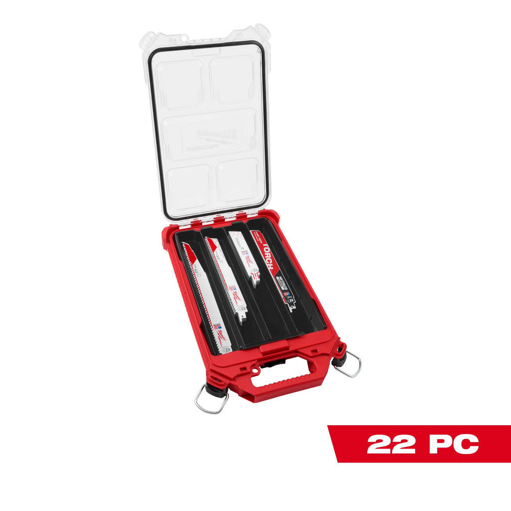 Milwaukee Tool 49-22-5640 Reciprocating Saw Blade Sets Blade Material Bi-Metal  Minimum Blade Length 6  Maximum Blade Length 12  Minimum Blade Width 0.05  Maximum Blade Width 0.05  Minimum Teeth Per Inch 14