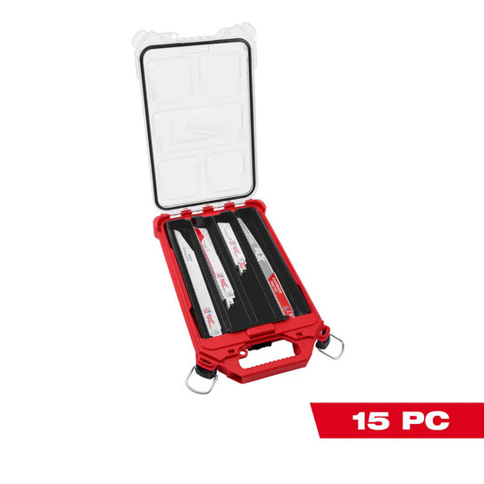 Milwaukee Tool 49-22-5641 Reciprocating Saw Blade Sets Blade Material Bi-Metal  Minimum Blade Length 6  Maximum Blade Length 12  Minimum Blade Width 0.05  Maximum Blade Width 0.05  Minimum Teeth Per Inch 5
