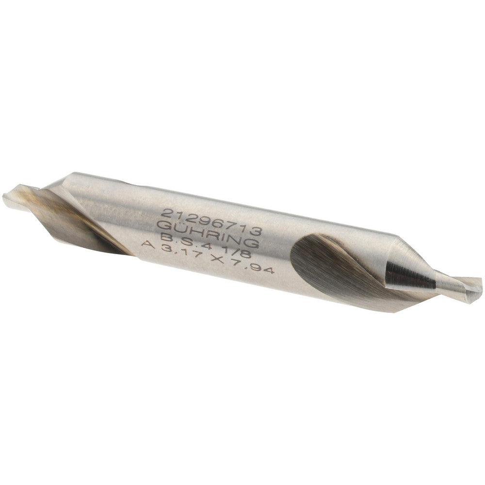 Guhring 9002920031700 Combo Drill & Countersink 1/8, High Speed Steel
