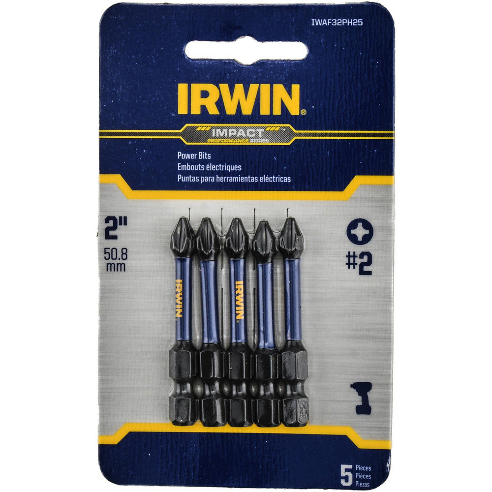 Irwin IWAF32PH25 Power Screwdriver Bit Phillips Bit, #2 Phillips