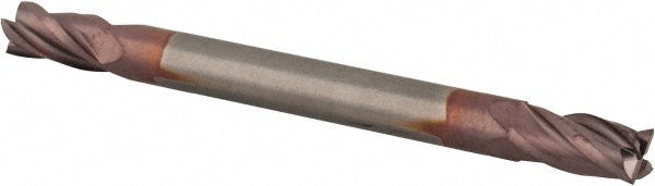 Kyocera SGS Precision Tools 39613 Square End Mill 1/8" Dia, 1/4" LOC, 4 Flute, Solid Carbide