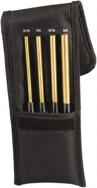 Starrett SB248Z Pin Punch Set 4 Pc, 0.0625 to 0.25"
