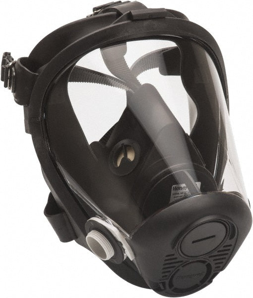 North RU65001M Full Face Respirator Silicone, Threaded, Medium