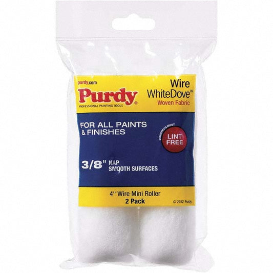 Purdy 140606042 Paint Roller Cover 3/8" Nap, 4" Wide
