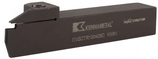Kennametal 5980917 Indexable Grooving-Cutoff Toolholder EVSCTR160426C, 4 to 4 mm Groove Width, 26 mm Max Depth of Cut, Right Hand