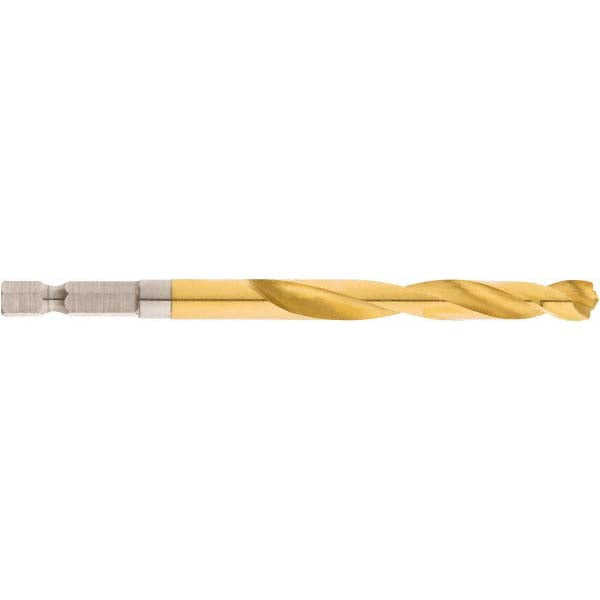 Milwaukee Tool 48-89-4617 Mechanics Drill Bit 5/16" Dia, 135 &deg Point, High Speed Steel, Hex Shank, Split Point