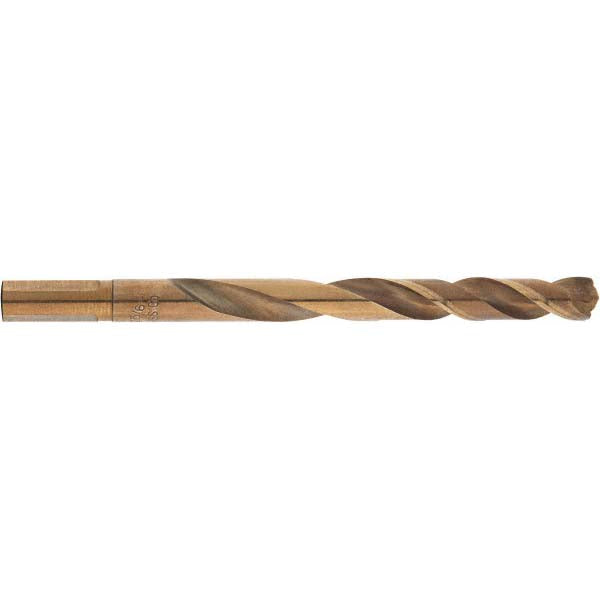 Milwaukee Tool 48-89-2323 Mechanics Drill Bit 13/32" Dia, 135 &deg Point, Cobalt, Weldon Shank, Split Point