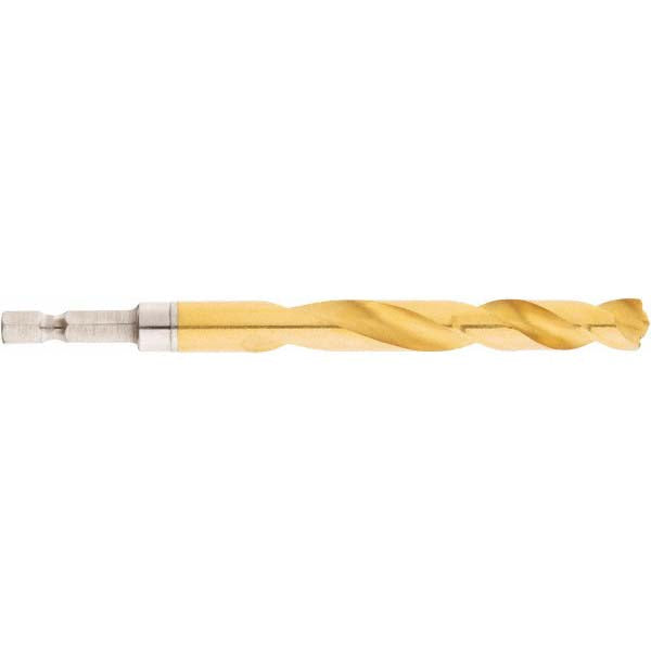 Milwaukee Tool 48-89-4623 Mechanics Drill Bit 13/32" Dia, 135 &deg Point, High Speed Steel, Hex Shank, Split Point