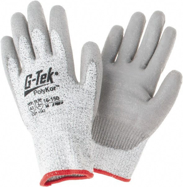 PIP 16-150/M Cut, Puncture & Abrasion-Resistant Gloves G-TekÂ® 16-150, Size Medium, ANSI Cut A2, ANSI Puncture 4, Polyurethane, PolyKor