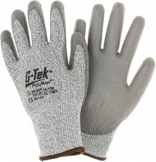 PIP 16-150/L Cut, Puncture & Abrasion-Resistant Gloves G-TekÂ® 16-150, Size Large, ANSI Cut A2, ANSI Puncture 4, Polyurethane, PolyKor
