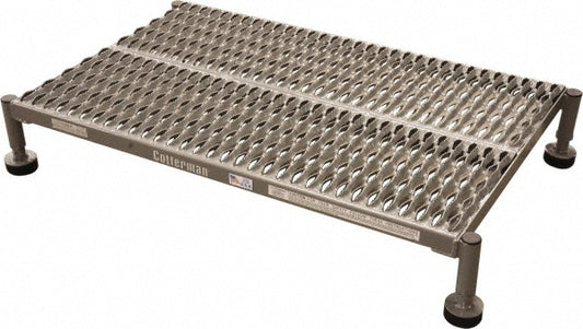 Cotterman C0550227-21 1-Step Steel Platform 800 lb Capacity, 48" Wide, 24" Deep