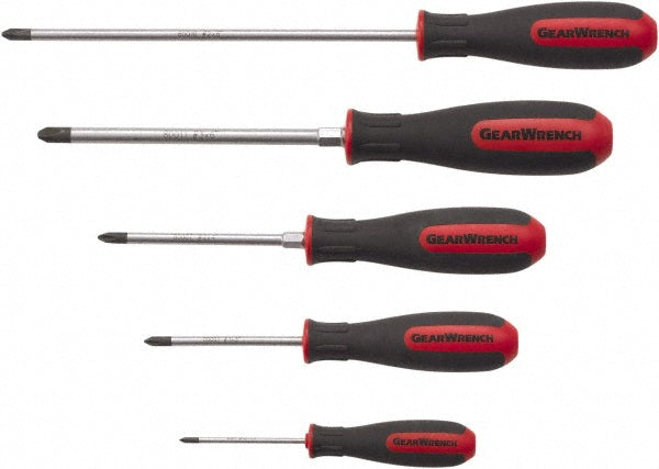 GEARWRENCH 80052H Screwdriver Set 5 Pc, Phillips