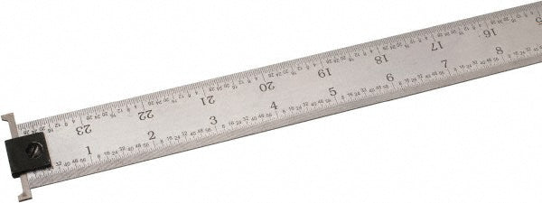 SPI 13-941-0 Steel Rule 24" OAL, 4R Graduation, 1-1/8" OAW