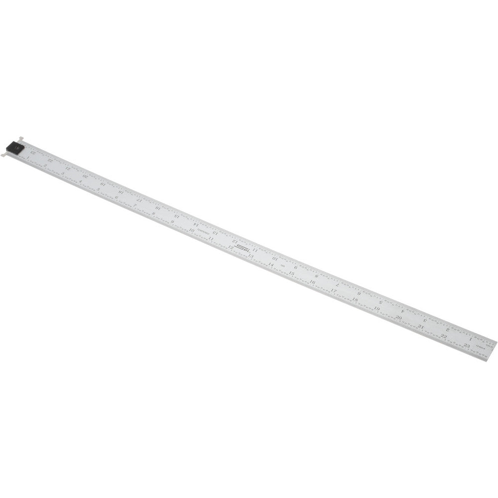 SPI 13-942-8 Steel Rule 24" OAL, 16R Graduation, 1-1/8" OAW
